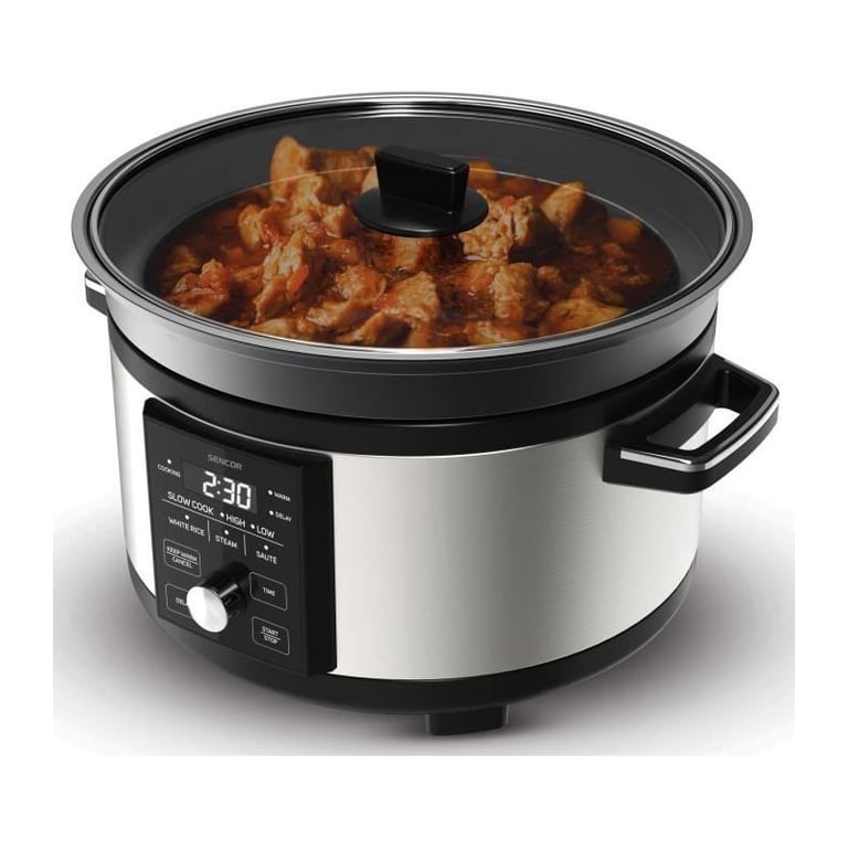 Mijoteuse SENCOR SPR 5520SS – 5.5 L, 5 Programmes de Cuisson - vue 3