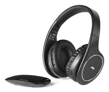 Meliconi HP Cuffie intelligenti digitali con e senza fili Musica ad archetto Nero