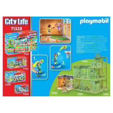Playmobil 71328 Palazzetto dello sport della scuola - Set da gioco sportivo