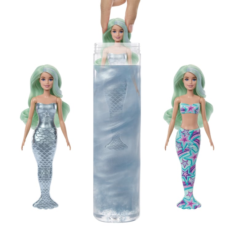 Poupée Barbie Cutie Reveal Sirène Mattel HRK12 – 6 Surprises Incluses - vue 4