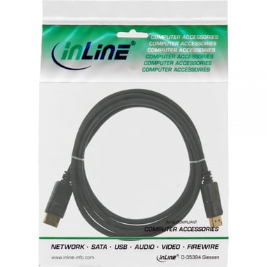 InLine 4043718118106 5 m DisplayPort Noir