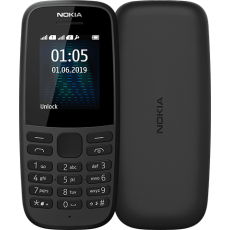 Nokia 105 4,5 cm (1.77 ) 73,02 g Noir Téléphone numérique - Neuf