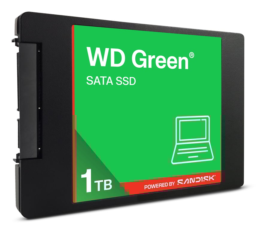 Western Digital Green WDS100T5G0A 1 To 2.5  Série ATA III 3D NAND - Neuf