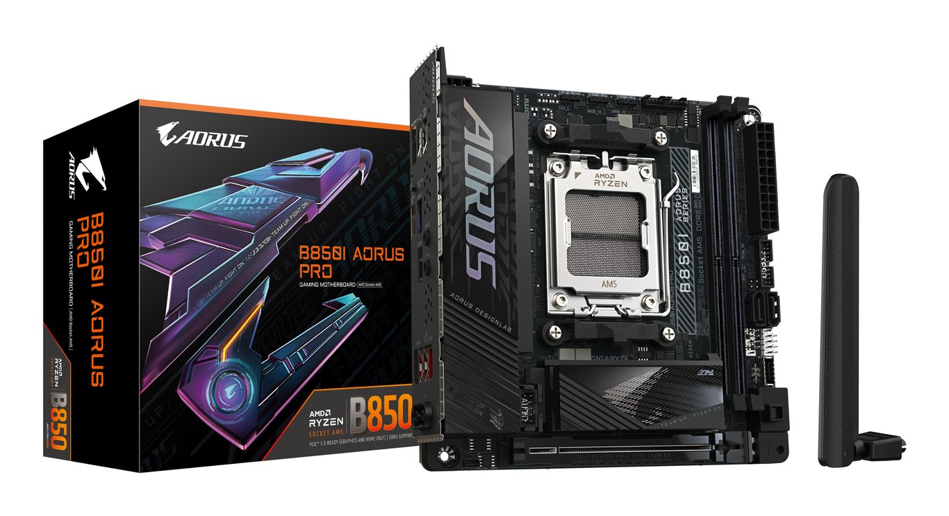 Gigabyte B850I AORUS PRO - vue 2