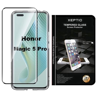 Honor Magic 5 Pro 5G cristal protector de pantalla negro
