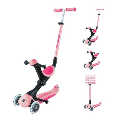 GO-UP DELUXE LIGHTS Scooter in rosa - Ideale per i bambini