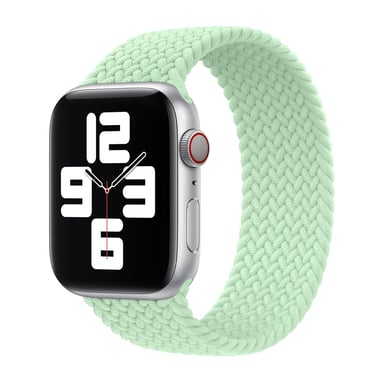 Bracelet Solo tressé pour Apple Watch | 44/45/46/49 mm - Taille 4 - Pistachio