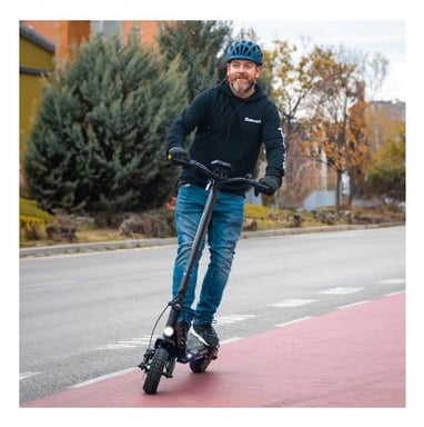 Patinete eléctrico - smartGyro CrossoverDUAL MAX 2 LR, Homologado DGT, potencia máxima 1000 W, 18000 mAh, 25 km/h