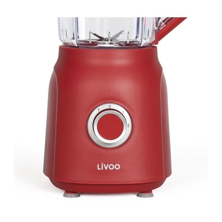 Blender - LIVOO - DOP242R - Rouge chili et tranparent - Neuf