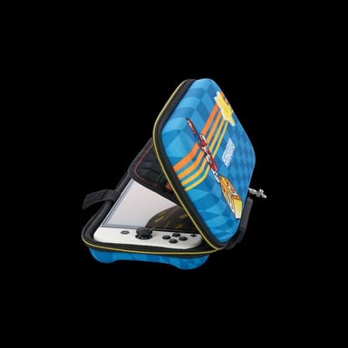 PowerA NSCS0131-01 funda para consola portátil Nintendo Sentido, Caucho Azul