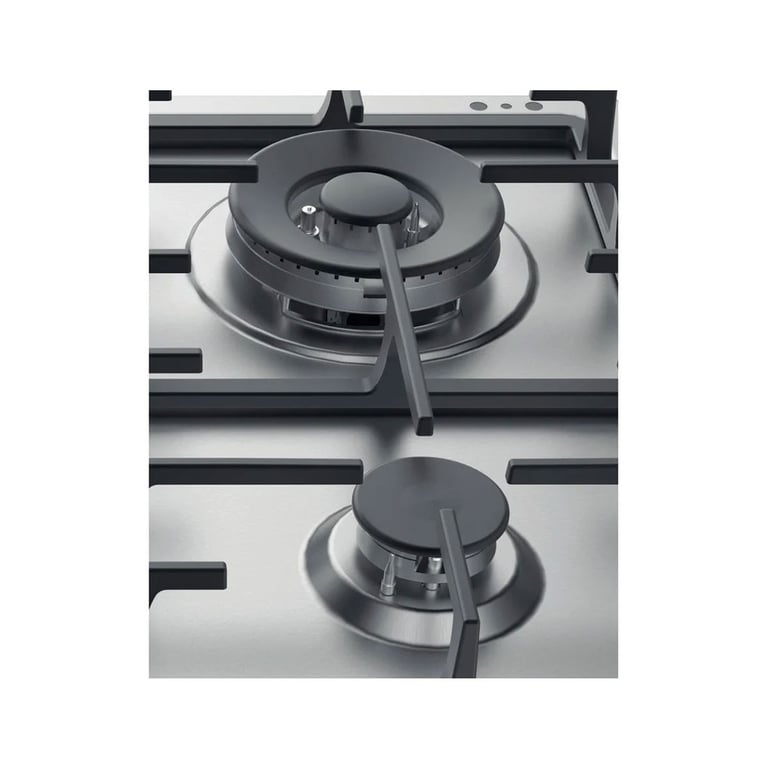 Hotpoint PPH 60G DFIX Acier inoxydable Intégré placement 59 cm Gaz 4 zone - vue 3
