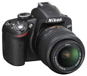 Nikon D3200 Noir - vue 2