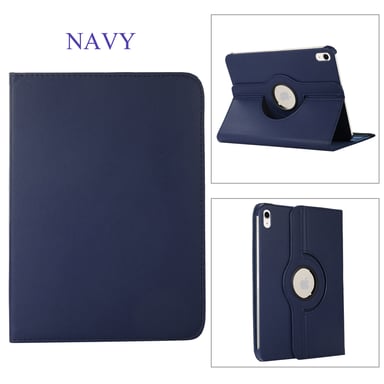 Housse bleue Apple iPad 10,9 pouces 2022 4G/5G rotative 360 degres