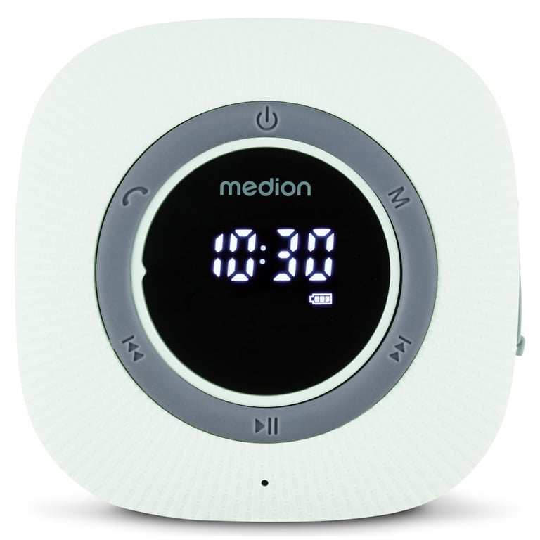 Radio de Douche MEDION FM Bluetooth IPX6 Ventouse de fixation - vue 5