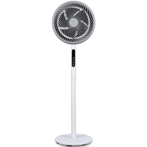 Ventilateur sur Pied Daewoo DW9008 30cm 3 Vitesses 5 Pales Télécommande Silencieux - vue 2