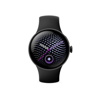 Pixel Watch 5 (4G) Boitier de 41 mm avec bracelet sport caoutchouc Noir Volcanique - Neuf