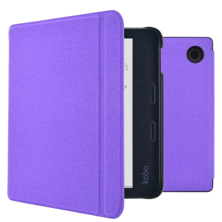 imoshion Étui de liseuse portefeuille Canvas Sleepcover avec support pour Kobo Libra Colour / Tolino Vision Color Neuf - vue 4