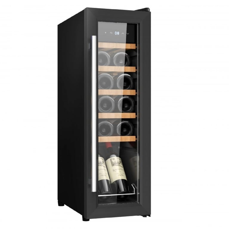 Cecotec Cave à vin Bolero GrandSommelier 1550 Compressor. Cave à vin 15 bouteilles compresseur