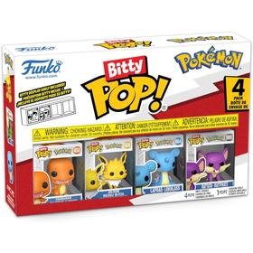 Pack de 4 figurines Funko Bitty Pop Pokémon Charmander - Neuf
