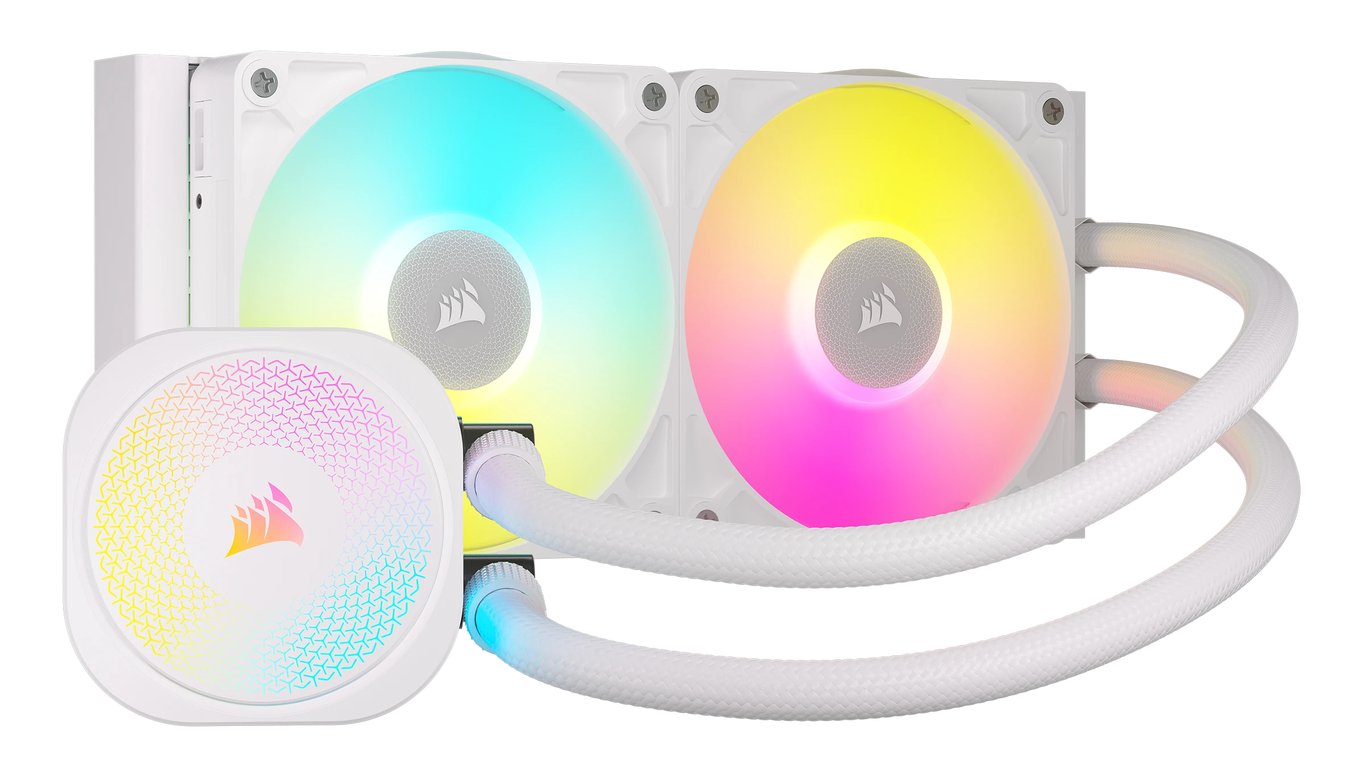 Corsair iCUE LINK TITAN RX RGB Processeur Refroidisseur de liquide tout-en-un 12 cm Blanc 1 pièce(s) - Neuf