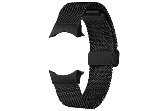 Bracelet Milanese Metal Loop pour G Watch Series 4/4 Classic/5/5 Pro/6/6 Classic Noir Samsung - Neuf