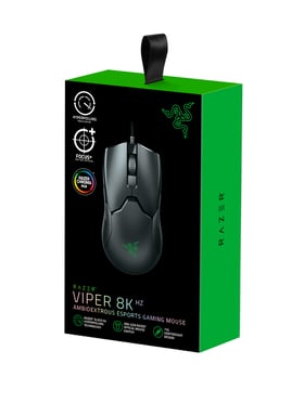Razer Viper ratón Juego mano derecha USB tipo A Óptico 20000 DPI