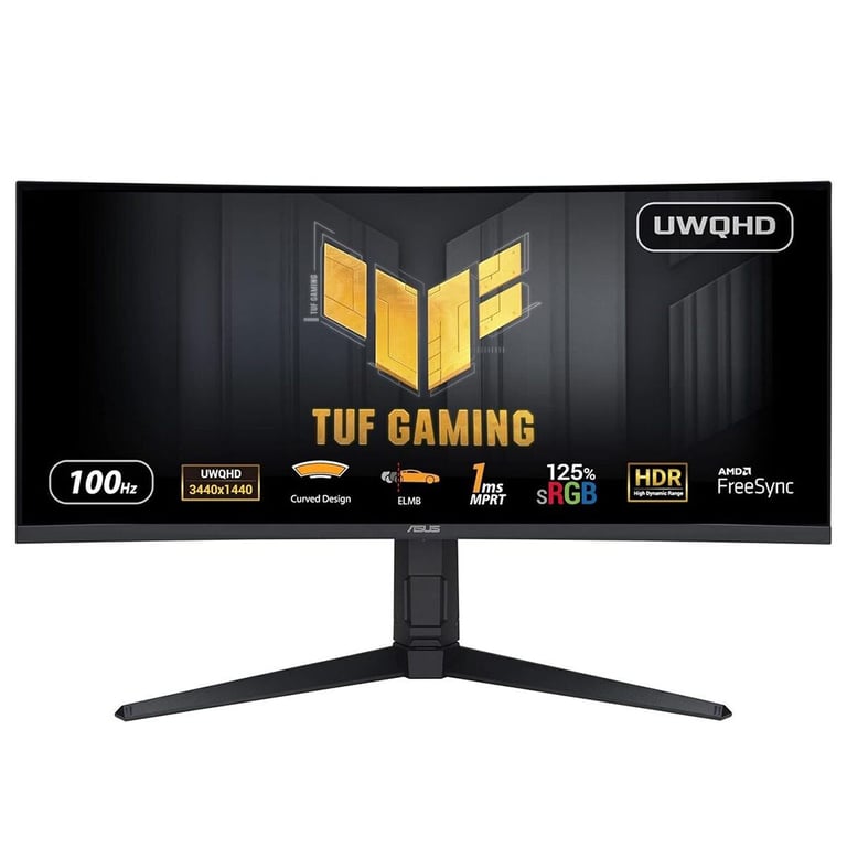 ASUS TUF Gaming VG34VQEL1A écran plat de PC 86,4 cm (34 ) 3440 x 1440 pixels UltraWide Quad HD LED Noir - Neuf