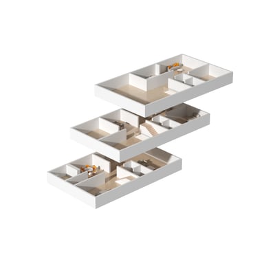 Robot Aspirador S10+ - Aspirador sin bolsa, Blanco