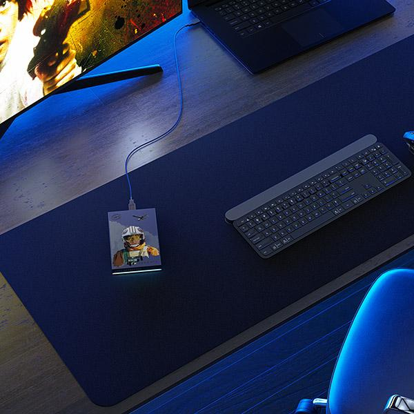 Disque Dur Externe Seagate Firecuda Gaming HDD 2TB - vue 2