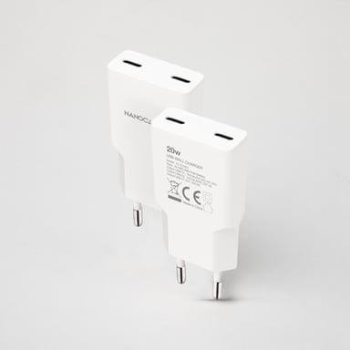 Nanocable 10.10.2023 cargador de dispositivos móviles Smartphone Blanco Sector Carga rápida Interior
