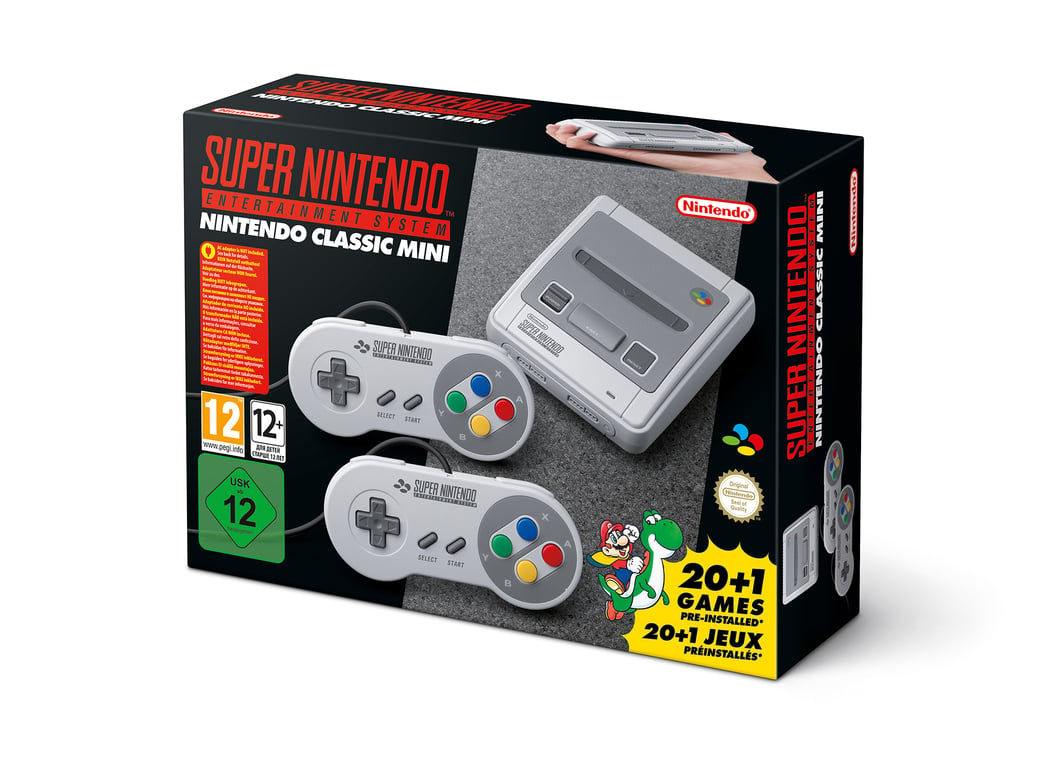 Nintendo Classic Mini: Super Entertainment System 512 Go Gris - Très bon état Très bon état - Nintendo reconditionné disponible sur Pixmania