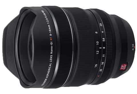 Fujifilm XF8-16 mm F2.8 R LM WR MILC / SLR Objetivo ultra ancho Negro