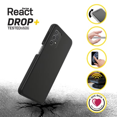 OtterBox React Series pour Samsung Galaxy A32 5G, noir Samsung Galaxy A32 5G