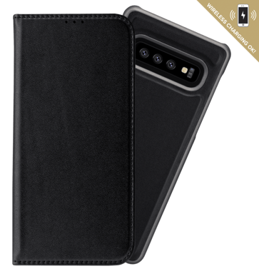 GEN 2.0 funda y carcasa magnética delgada 2 en 1 para Samsung Galaxy S10+, Negro