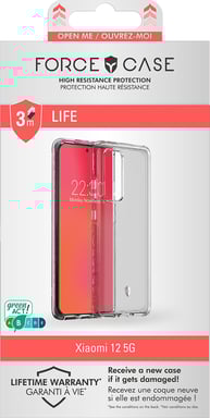 FORCE CASE FCLIFENX12T coque de protection pour téléphones portables Transparent Xiaomi 12