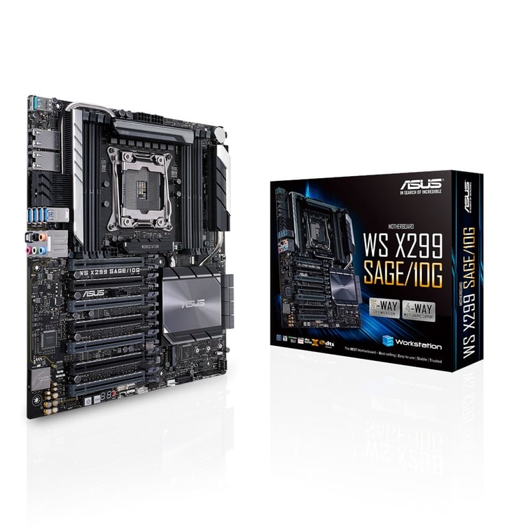 ASUS WS X299 SAGE/10G Intel® X299 LGA 2066 (Socket R4) SSI CEB - Neuf