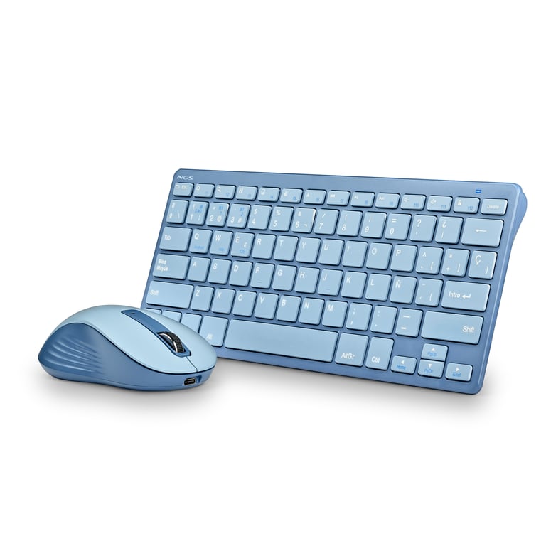 Clavier NGS FANTASY – Kit Clavier et Souris Sans Fil AZERTY Rechargeable - vue 2