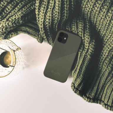 Custodia Origami Duo per Apple iPhone 12 mini, verde mimetico