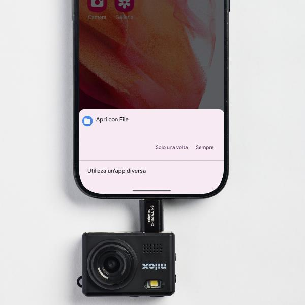 Caméra Nilox CarryCam Mini 2 MP – HD 720p, Ultra-Compact, USB-C - vue 2
