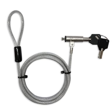 Techly IQ-LOK-15-K cable antirrobo Plata 1,8 m
