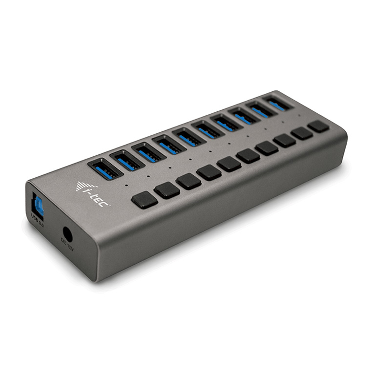 i tec USB 3.0 Charging Hub 10 Port + Power Adapter