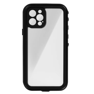 Coque iPhone 12 Pro Bi-matière Waterproof 2m Film Écran Redpepper Noir