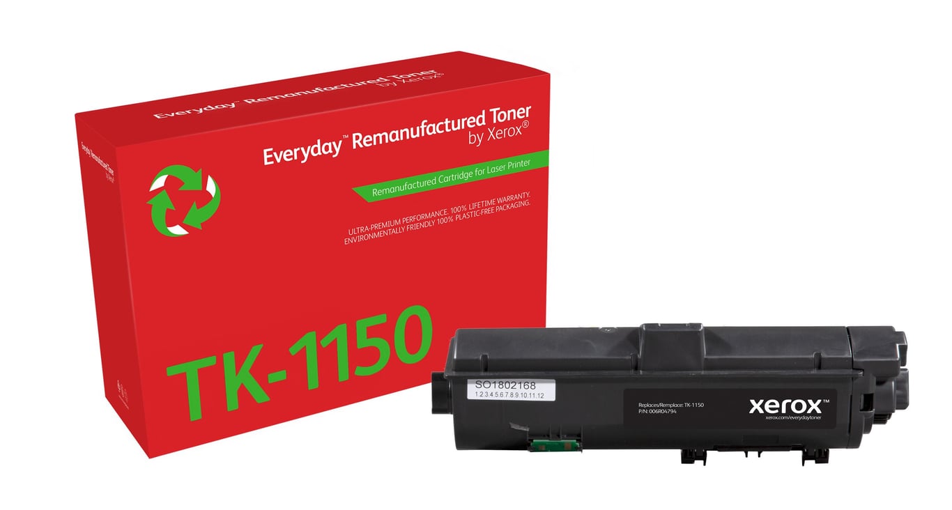 Everyday Rigenerato Toner rigenerato Everyday? di Xerox Nero compatibile con Kyocera TK 1150 Capacità standard - vue 2