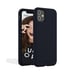 Custodia in silicone premium blu per Apple iPhone 14 Plus - 100% silicone e microfibra - rinforzata e ultra morbida