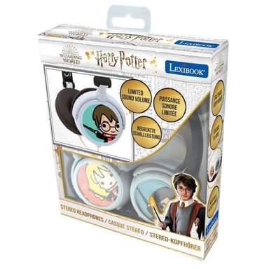 Cuffie stereo pieghevoli con filo per bambini di Harry Potter - LEXIBOOK - Controllo del volume