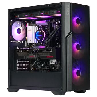 PC Gaming Préassemblé M.RED CBT049-03 Ryzen 7 7800X3D 32 Go DDR5 1 To SSD Radeon RX 9070XT Noir - Neuf