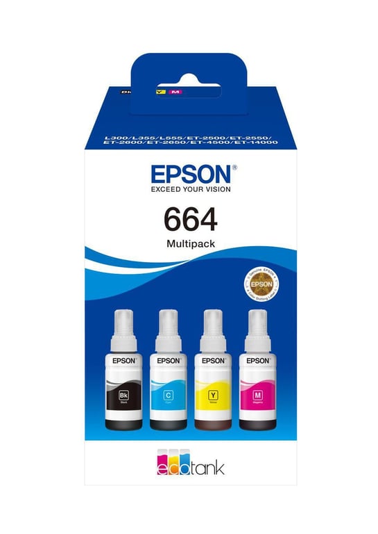 664 ECOTANK 4-COLOUR MULTIPACK - Neuf