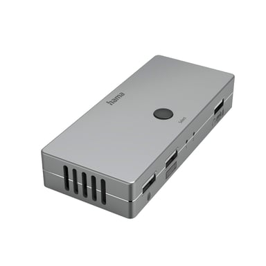 Conmutador KVM, 4 puertos, 3 USB-A, 1 HDMI, con cable