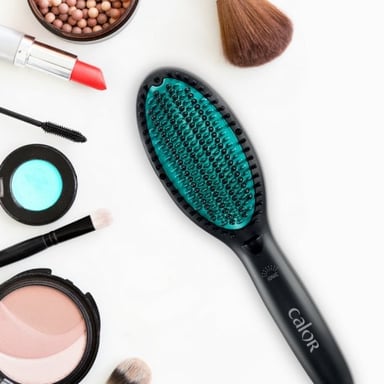 Cepillo alisador térmico Rowenta Power Straight CF5820 Negro, Verde 1,8 m