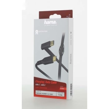 Cavo di ricarica/dati Stand, USB-C - USB-C, 1,5 m, nero